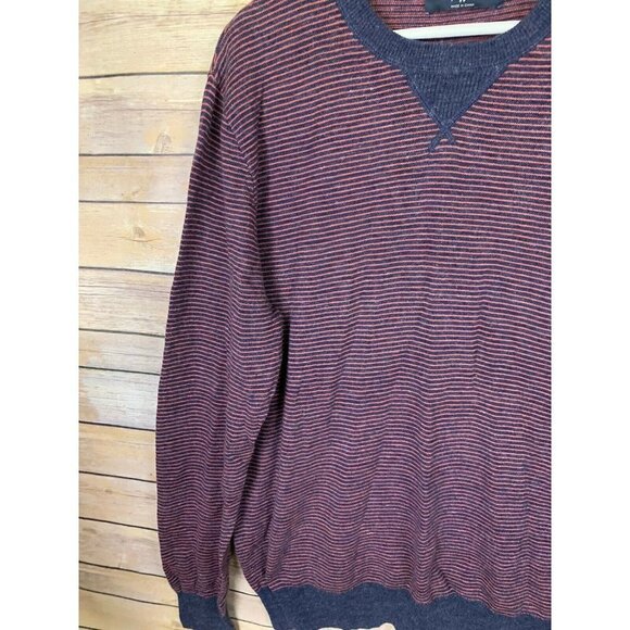 J Crew Mens XL Striped Sweater 100% Cotton - Picture 3 of 10